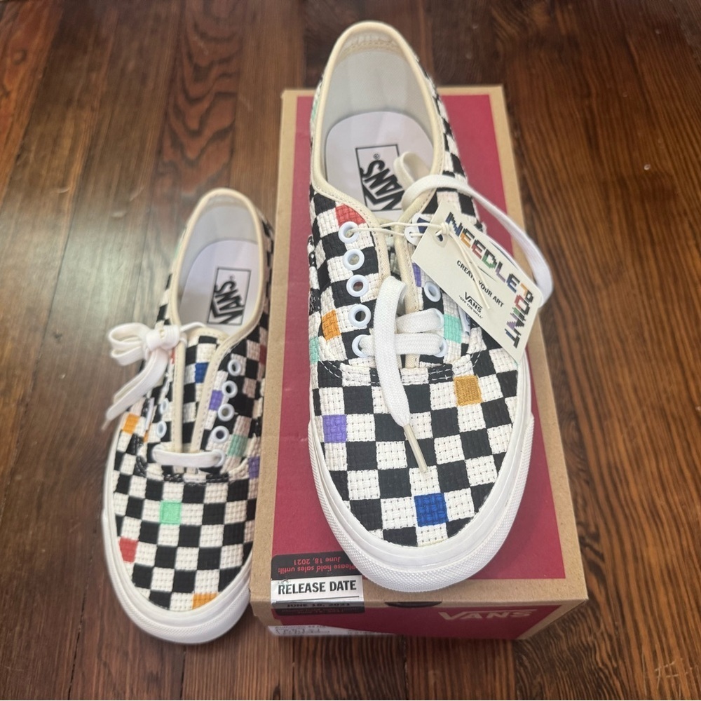 Vans Mens Multicolor Checkerboard Sneakers Special Release date 06/18/2021